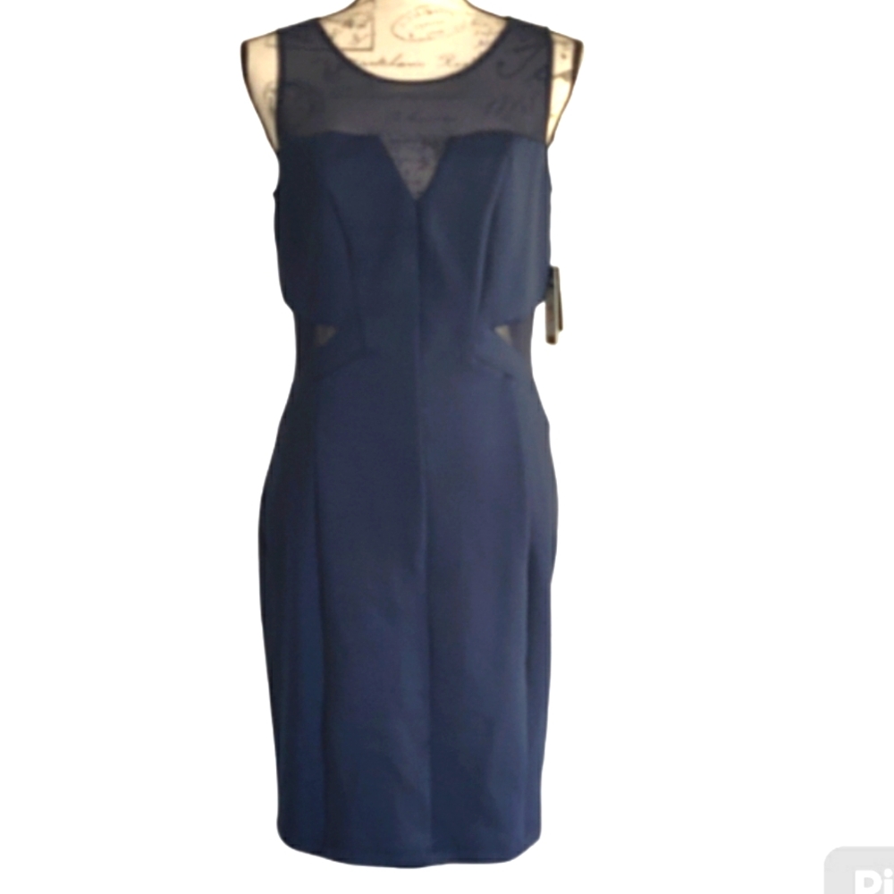 NWT Guess Navy Sleeveless Dress.